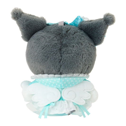 SANRIO | Kuromi Plush Mascot Holder Keychain Bag Charm 115×65×130mm (Sparkling Wish)