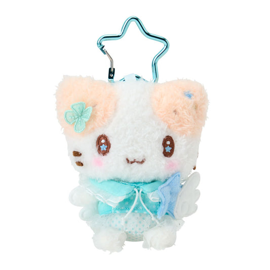 SANRIO | Masyumaro Plush Mascot Holder Keychain Bag Charm 115×65×130mm (Sparkling Wish)