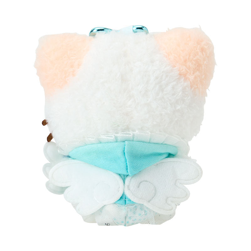 SANRIO | Masyumaro Plush Mascot Holder Keychain Bag Charm 115×65×130mm (Sparkling Wish)