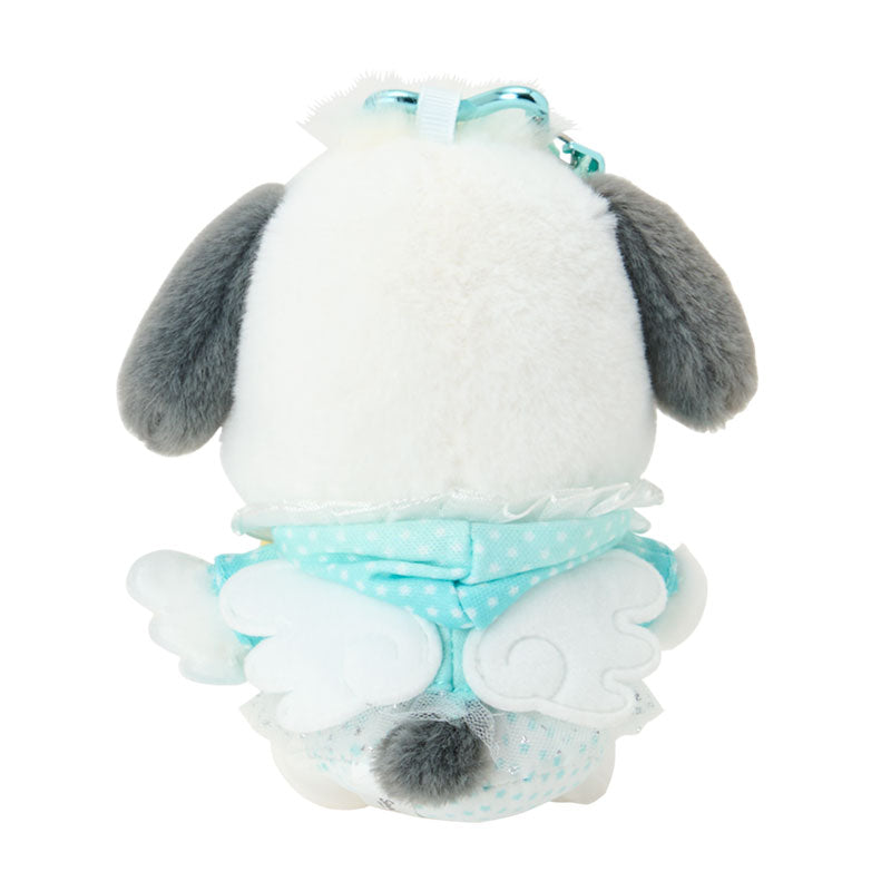 SANRIO | Pochacco Plush Mascot Holder Keychain Bag Charm 115×65×130mm (Sparkling Wish)