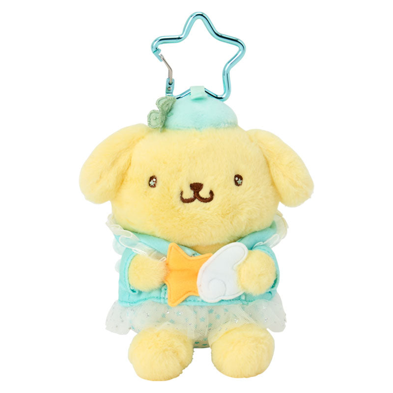 SANRIO | Pompompurin Pom Pom Purin Plush Mascot Holder Keychain Bag Charm 115×65×130mm (Sparkling Wish)