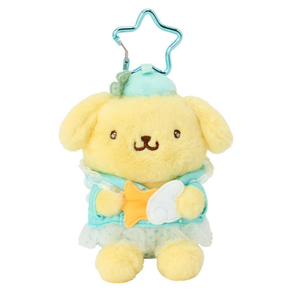 SANRIO | Pompompurin Pom Pom Purin Plush Mascot Holder Keychain Bag Charm 115×65×130mm (Sparkling Wish)