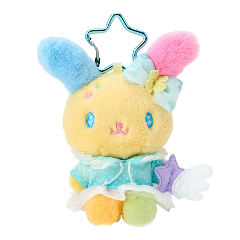 SANRIO | Usahana Plush Mascot Holder Keychain Bag Charm 115×65×130mm (Sparkling Wish)