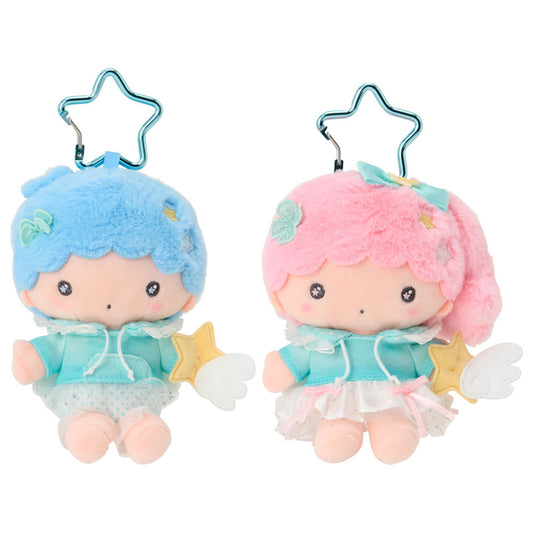 SANRIO | Little Twin Stars Kiki & Lala Plush Mascot Holder Keychain Bag Charm 115×65×130mm (Sparkling Wish)