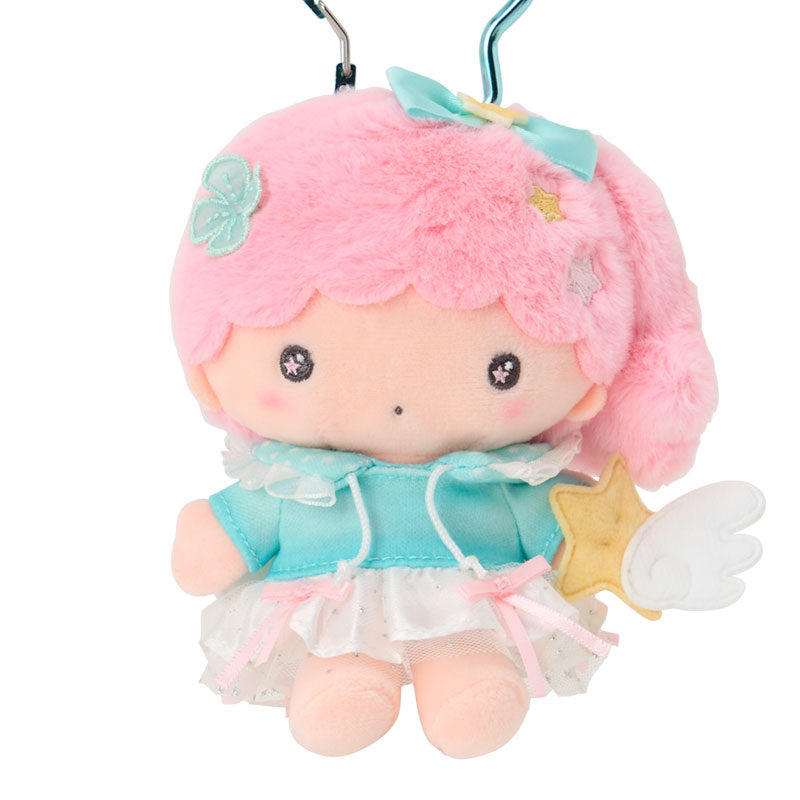 SANRIO | Little Twin Stars Kiki & Lala Plush Mascot Holder Keychain Bag Charm 115×65×130mm (Sparkling Wish)