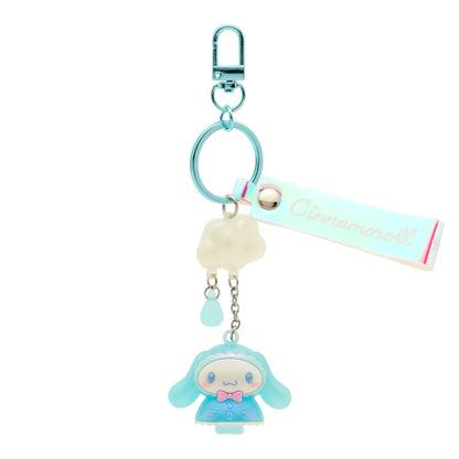 SANRIO | Cinnamoroll Aurora Mascot Bag Charm Keychain 45×25×35mm (Sweet Rain Collection Raincoat)