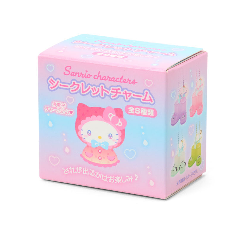 SANRIO | Secret Rain Boot Charm Blind Box 61×57×42mm (Sweet Rain Collection Raincoat)