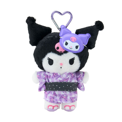 SANRIO | Kuromi Mascot Holder Bag Charm Keychain 120×70×150mm (Summer Sparkle Festival)