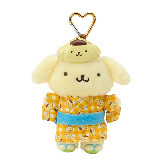 SANRIO | Pompompurin Pom Pom Purin Mascot Holder Bag Charm Keychain 120×70×150mm (Summer Sparkle Festival)