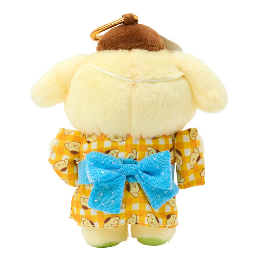 SANRIO | Pompompurin Pom Pom Purin Mascot Holder Bag Charm Keychain 120×70×150mm (Summer Sparkle Festival)