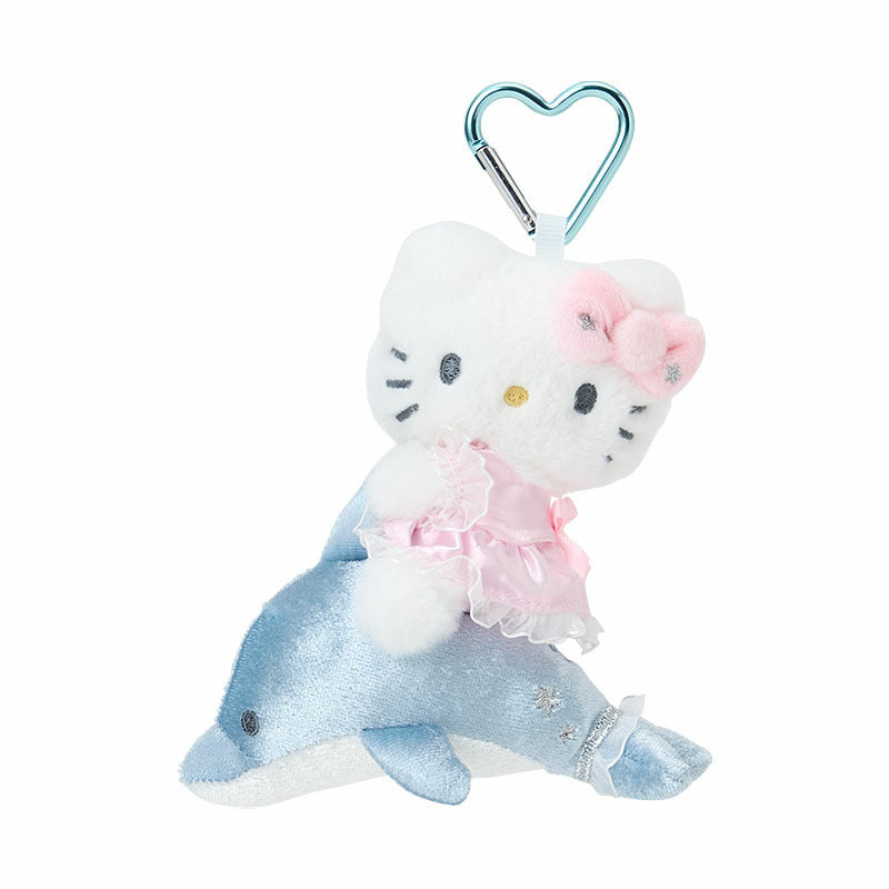 SANRIO | Hello Kitty Mascot Holder Bag Charm Keychain 120×60×130mm (Shiny Dolphin)