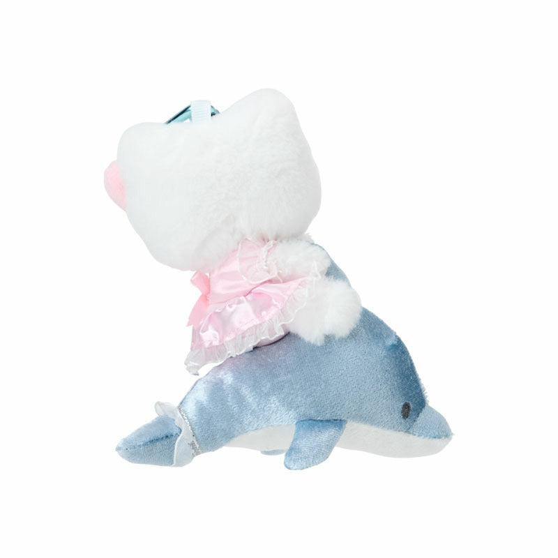 SANRIO | Hello Kitty Mascot Holder Bag Charm Keychain 120×60×130mm (Shiny Dolphin)