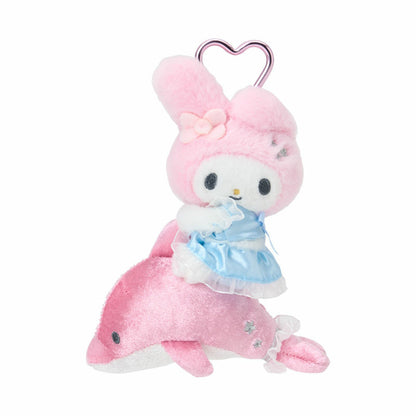 SANRIO | My Melody Mascot Holder Bag Charm Keychain 120×60×130mm (Shiny Dolphin)