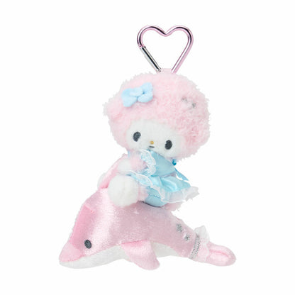 SANRIO | My Sweet Piano Mascot Holder Bag Charm Keychain 120×60×130mm (Shiny Dolphin)