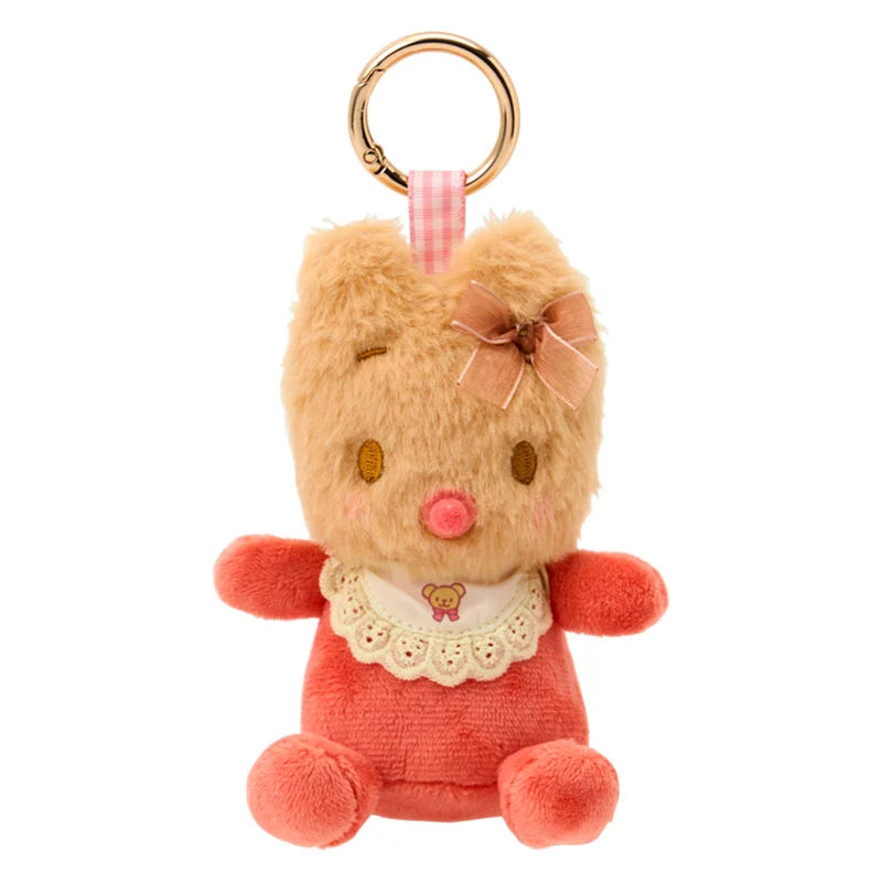 SANRIO |  Marroncream Mascot Holder Bag Charm 90x60x95mm (Baby Ribbon Fluffy)