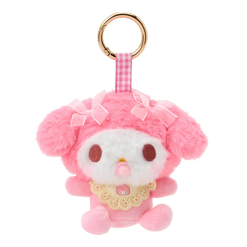 SANRIO | My Melody Mascot Holder Bag Charm 90x60x95mm (Baby Ribbon Fluffy)