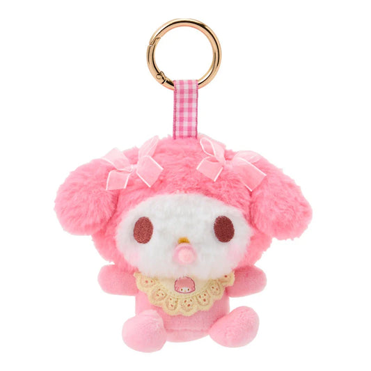 SANRIO | My Melody Mascot Holder Bag Charm 90x60x95mm (Baby Ribbon Fluffy)
