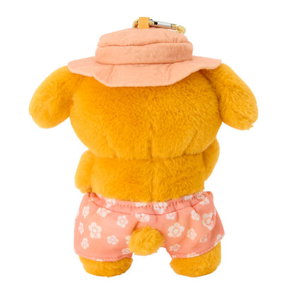 SANRIO | Pom Pom Purin Mascot Holder 80×30×15mm (Sparkling Summer Pool Tan Sunburned)