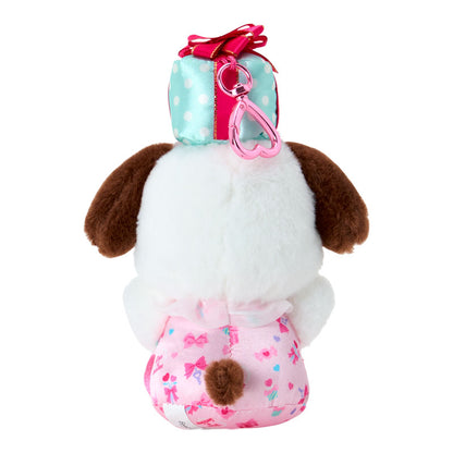SANRIO | Pochacco Mascot Holder Bag Charm Keychain 100x80x140mm Approx. (Wrapping Paper)