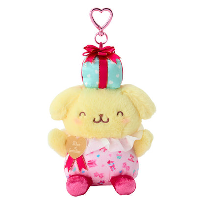 SANRIO | Pompompurin Mascot Holder Bag Charm Keychain 100x80x140mm Approx. (Wrapping Paper)
