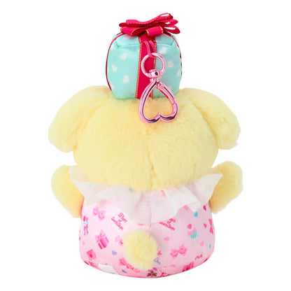 SANRIO | Pompompurin Mascot Holder Bag Charm Keychain 100x80x140mm Approx. (Wrapping Paper)