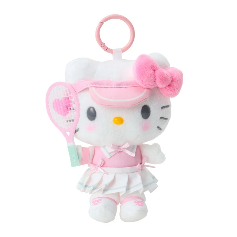 SANRIO | Hello Kitty Mascot Holder Bag Charm Keychain 115x60x140mm (Sanrio Girls's Tennis Club)