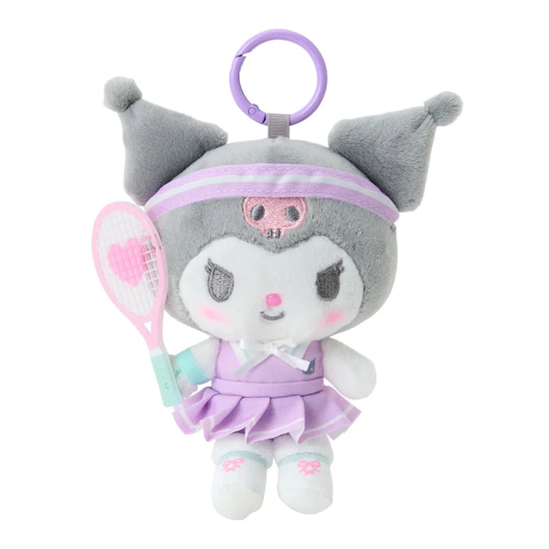 SANRIO | Kuromi Mascot Holder Bag Charm Keychain 115x60x140mm (Sanrio Girls's Tennis Club)