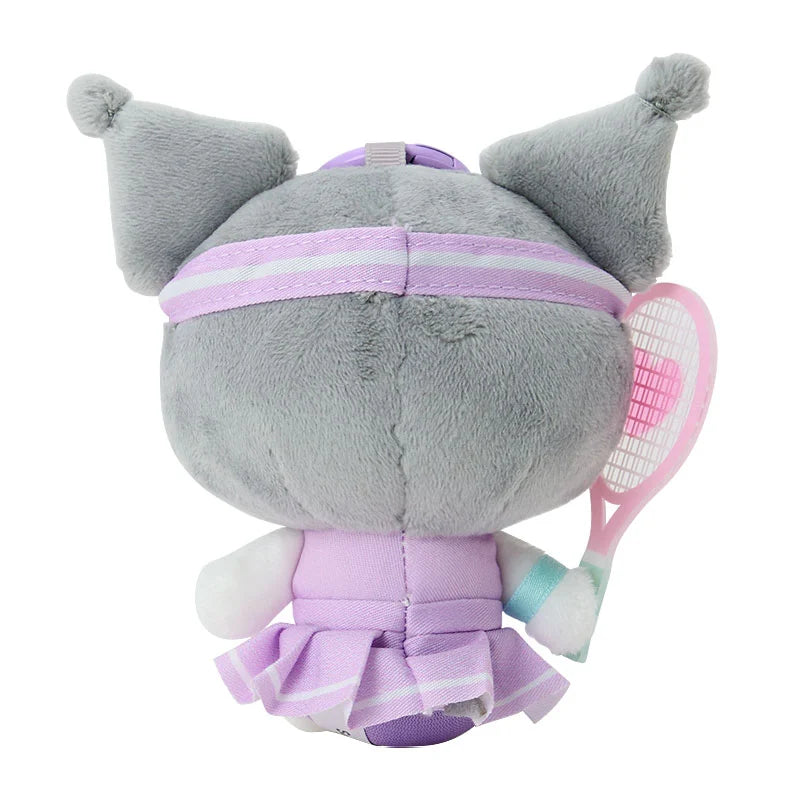 SANRIO | Kuromi Mascot Holder Bag Charm Keychain 115x60x140mm (Sanrio Girls's Tennis Club)