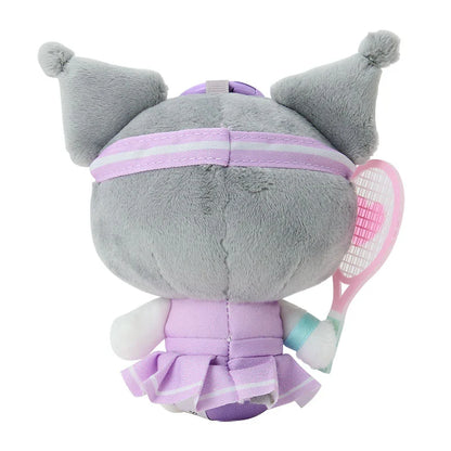 SANRIO | Kuromi Mascot Holder Bag Charm Keychain 115x60x140mm (Sanrio Girls's Tennis Club)
