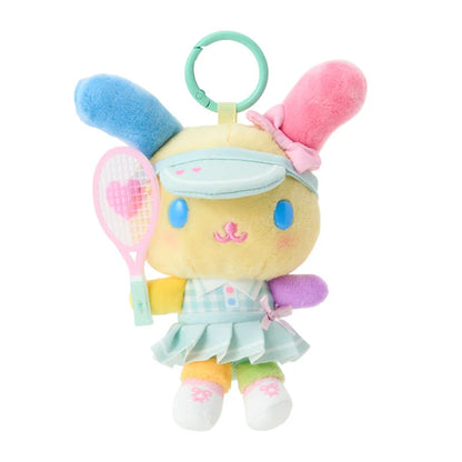 SANRIO | Usahana Mascot Holder Bag Charm Keychain 115x60x140mm (Sanrio Girls's Tennis Club)