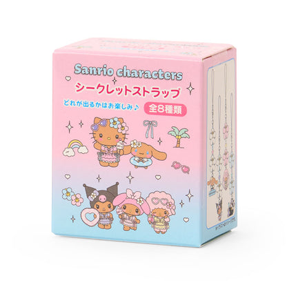 SANRIO | Secret Keychain Strap Blind Box 55×35×65mm (Sparkling Summer Pool Tan Sunburned)