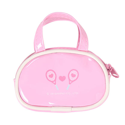 SANRIO | Hello Kitty Mini Boston-Style Pouch Bag Charm 90x35x100mm (Sanrio Girls's Tennis Club)