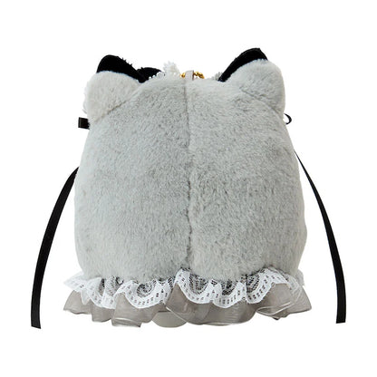SANRIO | Hello Kitty Mascot Holder Bag Charm Keychain 120x90x120mm (Lolita Ghost)