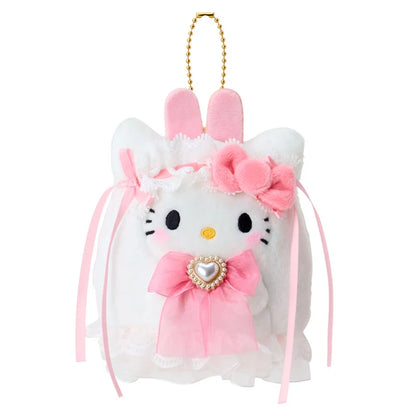 SANRIO | Hello Kitty Mascot Holder Bag Charm Keychain 120x90x120mm (Lolita Ghost)
