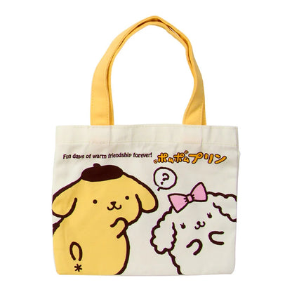 SANRIO | Pompompurin Secret Drawstring Bag & Mini Tote Bag Blind Box 125x20x140mm (Pompompurin 30th Anniversary Shop Exclusive)