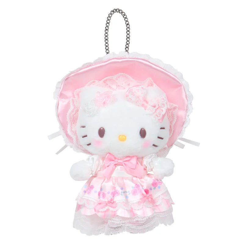 SANRIO | Hello Kitty Frills Lace Dress Mascot Holder Bag Charm Keychain 80×30×15mm (Fairy Tale Party)