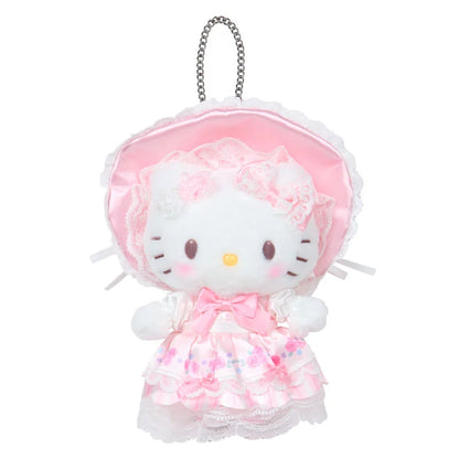 SANRIO | Hello Kitty Frills Lace Dress Mascot Holder Bag Charm Keychain 80×30×15mm (Fairy Tale Party)