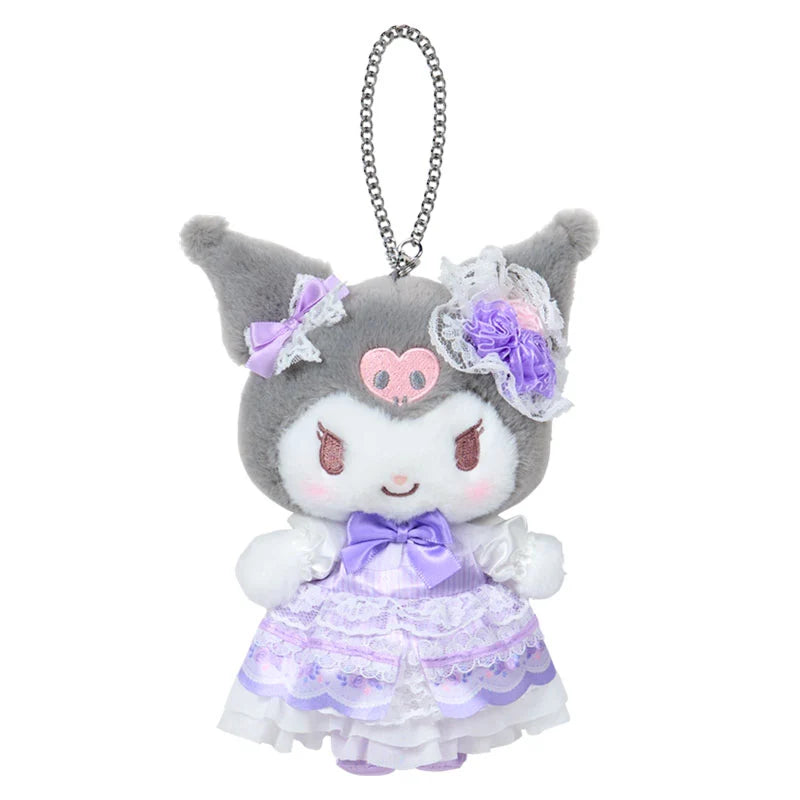 SANRIO | Kuromi Frills Lace Dress Mascot Holder Bag Charm Keychain 80×30×15mm (Fairy Tale Party)