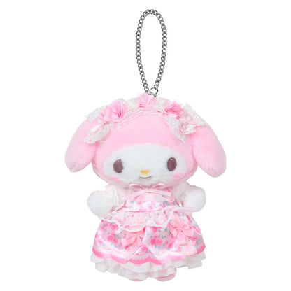 SANRIO | My Melody Frills Lace Dress Mascot Holder Bag Charm Keychain 80×30×15mm (Fairy Tale Party)