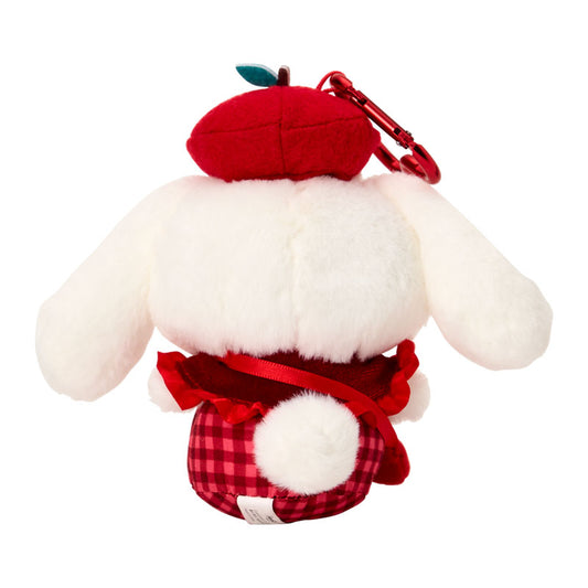 SANRIO | Cinnamoroll Mascot Holder Bag Charm Keychain 110×90×145mm (Autumn Apple Gingham Red)
