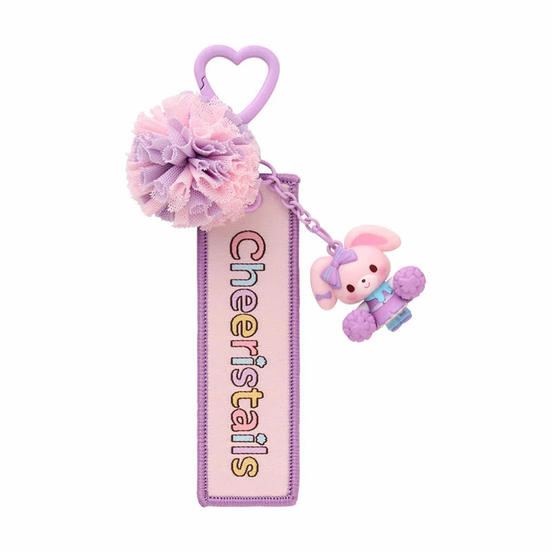 SANRIO | Bonbon Ribbon Figure Mascot Keychain & Logo Tag 125X72X28mm (Cheering Everyone On! Cheer Tales)