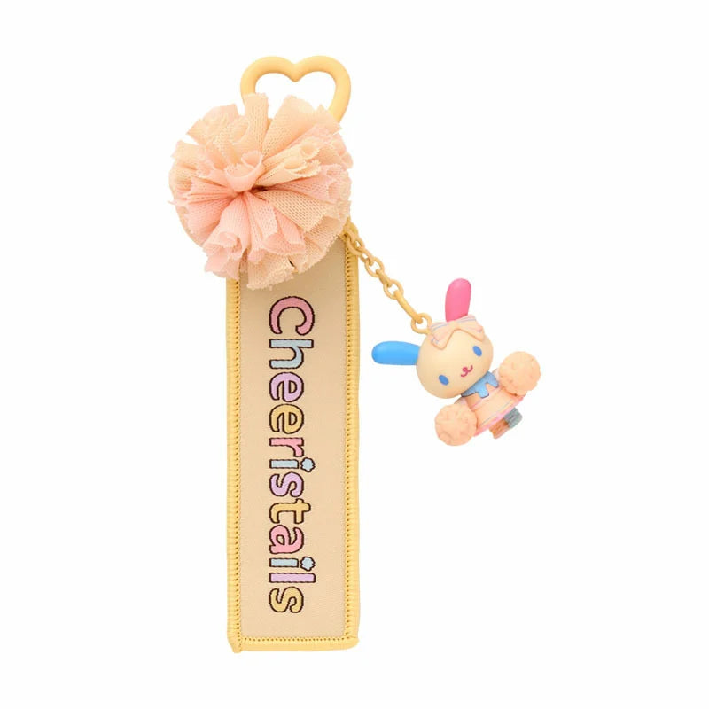 SANRIO | Usahana Figure Mascot Keychain & Logo Tag 125X72X28mm (Cheering Everyone On! Cheer Tales)