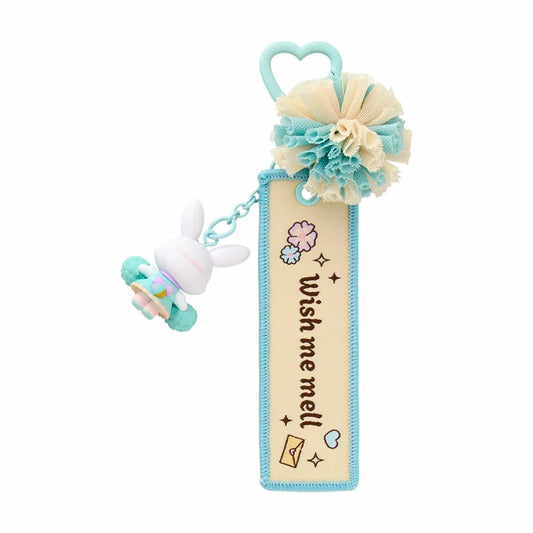 SANRIO | Wish Me Mell Figure Mascot Keychain & Logo Tag 125X72X28mm (Cheering Everyone On! Cheer Tales)