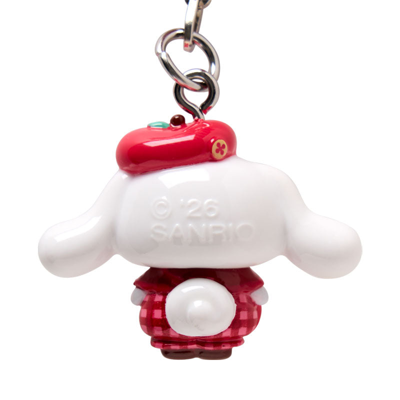SANRIO | Cinnamoroll Phone Strap Mascot Bag Charm 25×20×35mm (Autumn Apple Gingham Red)