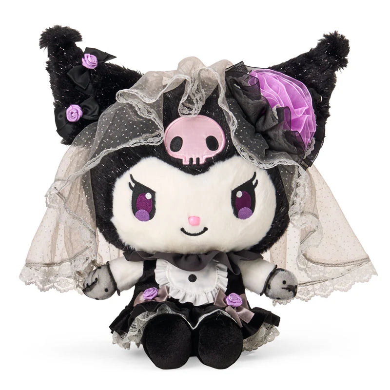 SANRIO | Kuromi Plush Toy Plush Doll 290×160×260mm (All Black Kuromi Mode)