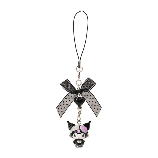 SANRIO | Kuromi Strap Gothic 55×20×80mm (All Black Kuromi Mode)