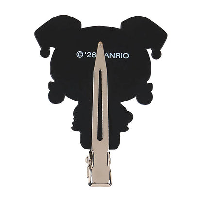 SANRIO | Kuromi Bangs Clip Set Hair Clip 45×10×65mm (All Black Kuromi Mode)