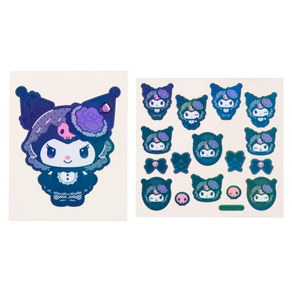 SANRIO | Kuromi Sticker Set Gothic 140×5×125mm (All Black Kuromi Mode)