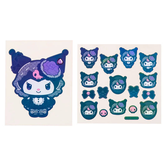 SANRIO | Kuromi Sticker Set Gothic 140×5×125mm (All Black Kuromi Mode)